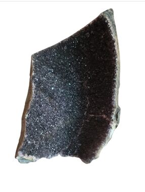 Black Amethyst Druzy Geode
